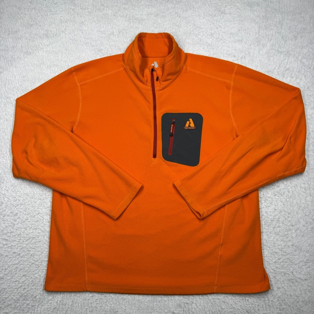 Eddie Bauer First Ascent Performance 1/2 Zip Fleece Pullover Sweatshirt Men's XL